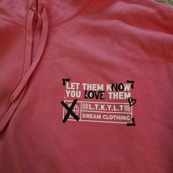 Dream Clothing "Let Them Know You Love Them" Womens Large Hoodie - Picture 2 of 7